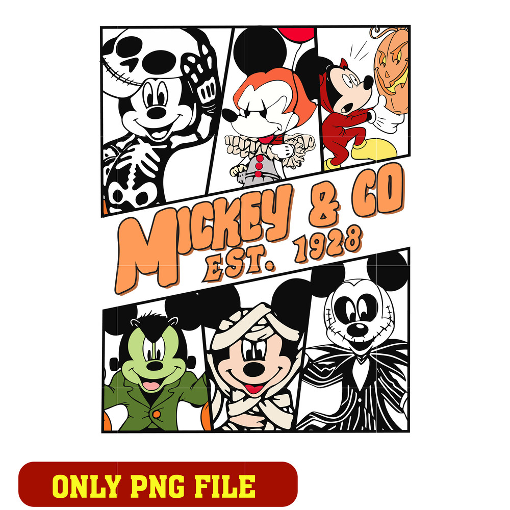 Mickey & co est 1928 png