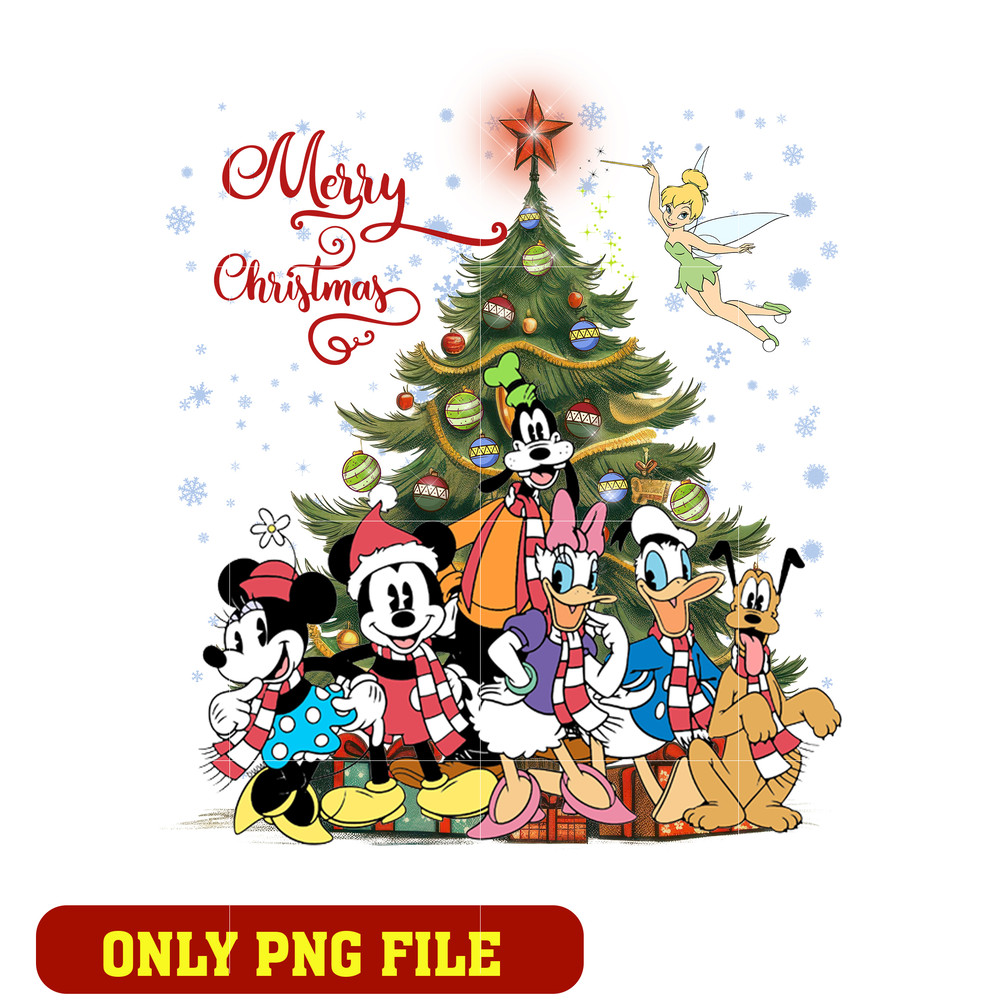 Mickey and friends Christmas png