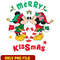 Mickey and minnie Merry Kissmas png