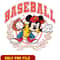 Mickey baseball game day png