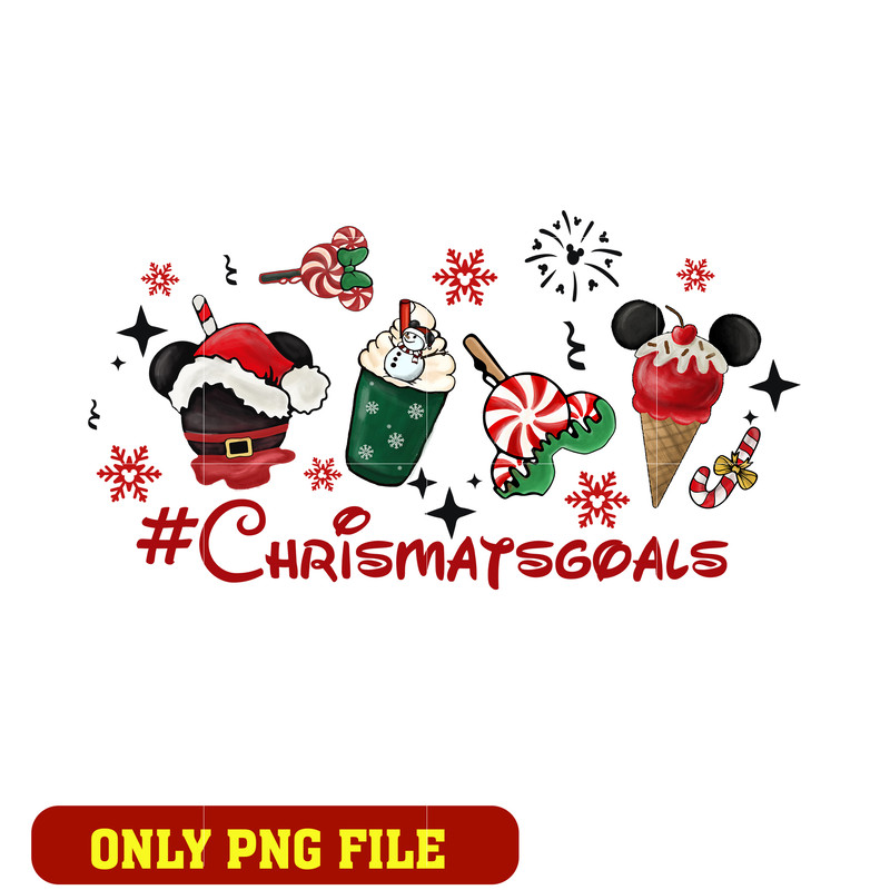 Mickey Christmas Snacks Christmas png