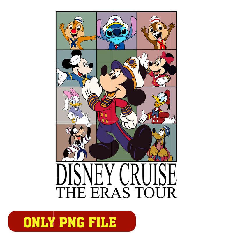 Mickey Disney Cruise The Eras Tour png