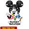 Mickey Disney Family Vacation 2023 png