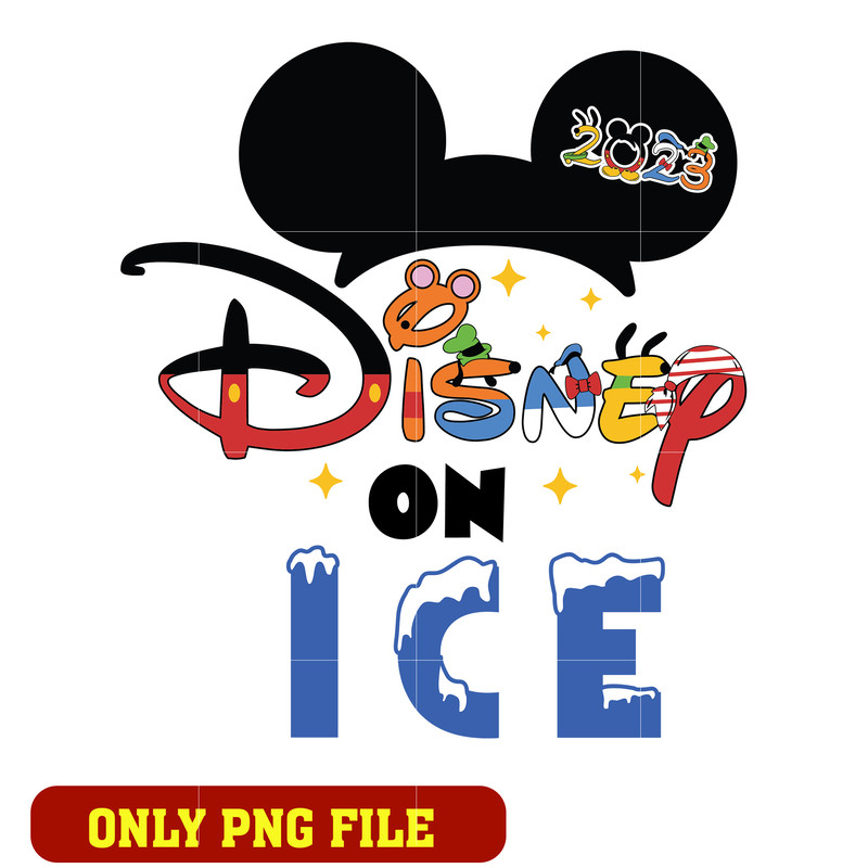 Mickey disney on ice 2023 png