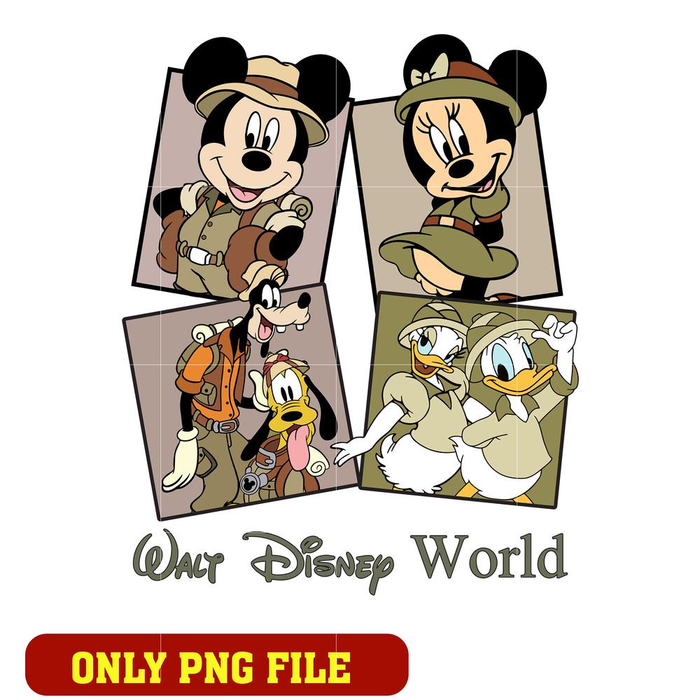 Mickey friends walt disney world png
