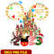 Mickey head 2023 Christmas custom png