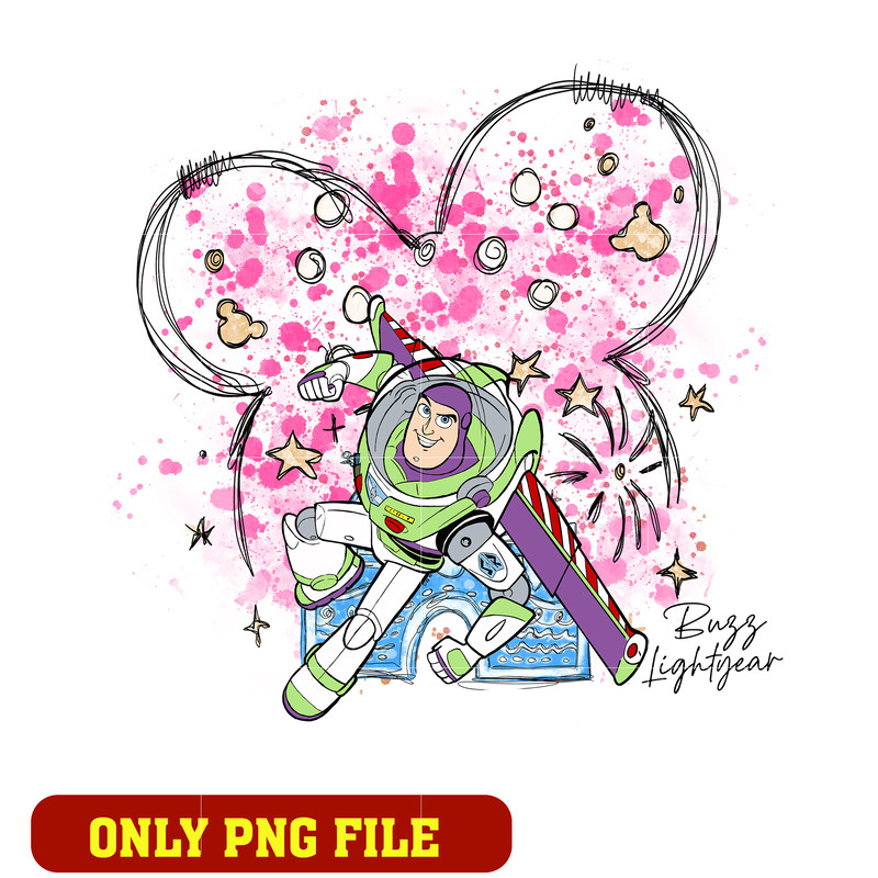 Mickey head Buzz Lightyear png