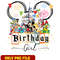 Mickey head castle birthday girl png