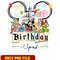 Mickey head castle birthday squad png