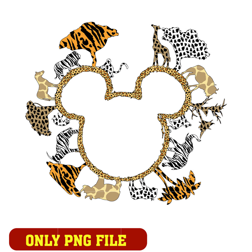 Mickey head disney animal kingdom png