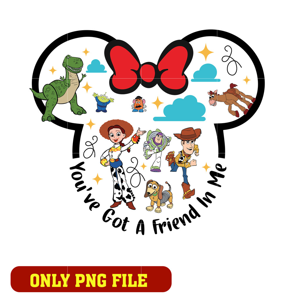 Mickey head You've Got A Friend In Me Toy Story png
