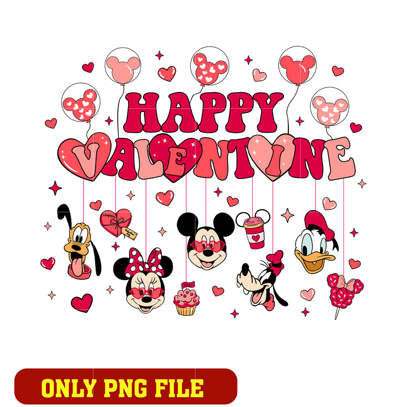 Mickey Kissing Minnie Logo png