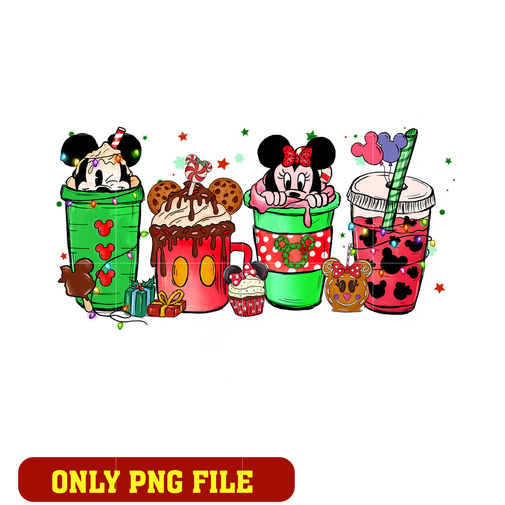 Mickey Latte Coffee Png