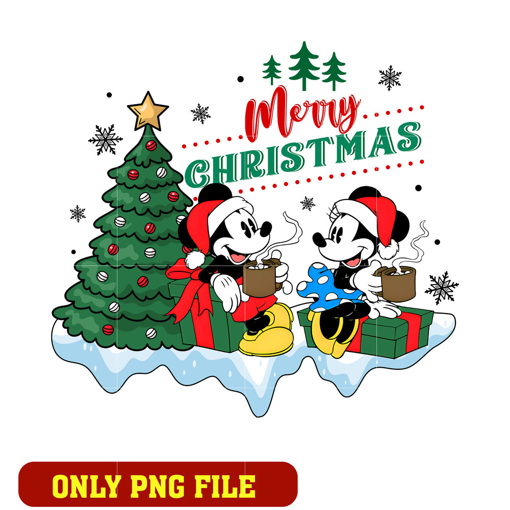 Mickey Minnie Merry Christmas png