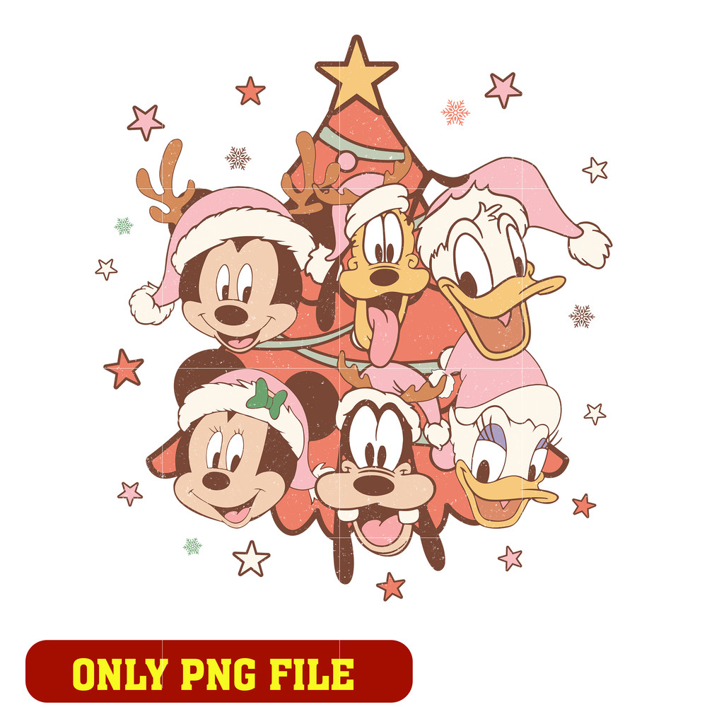 Mickey Mouse And Friends Christmas png
