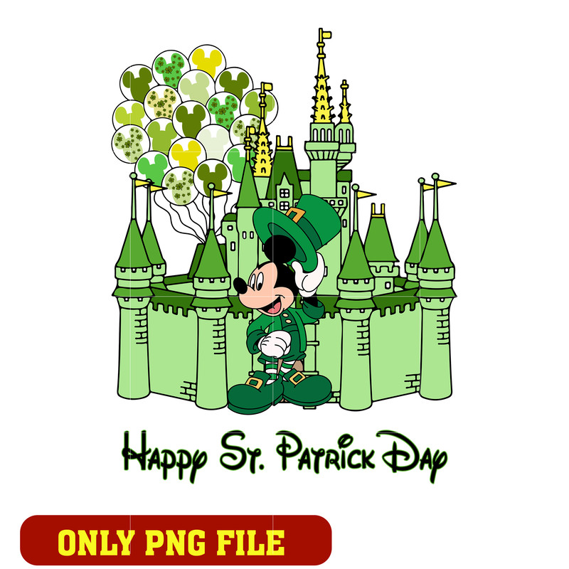 Mickey Mouse And Friends St Patricks Day png