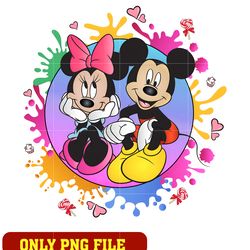 mickey mouse and minnie mouse png