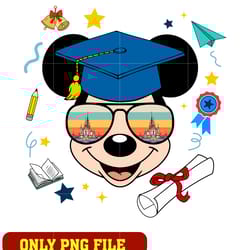 mickey mouse graduation png