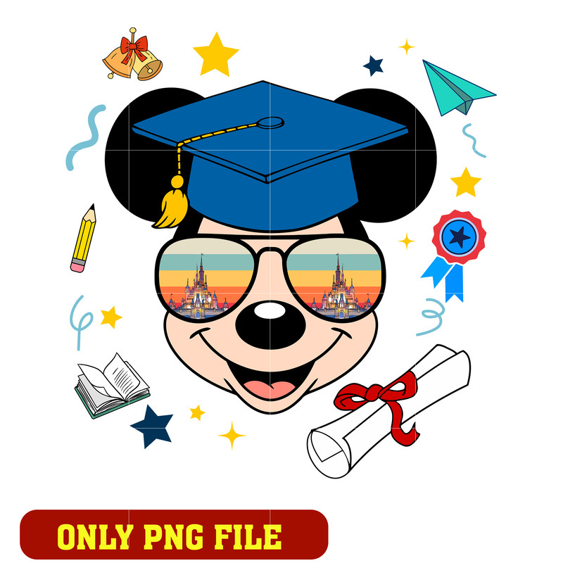 Mickey Mouse Graduation png