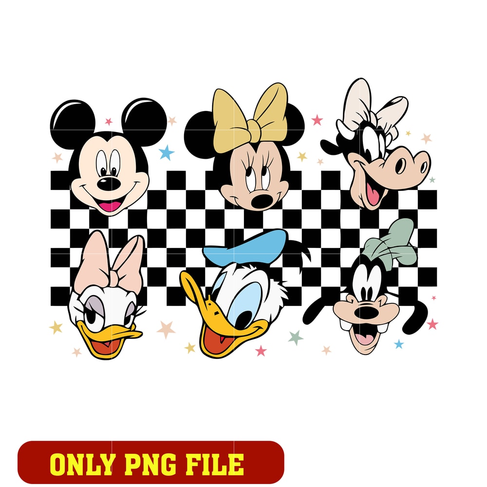 Mickey mouse head disney friends png