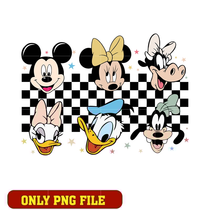 Mickey mouse head disney friends png