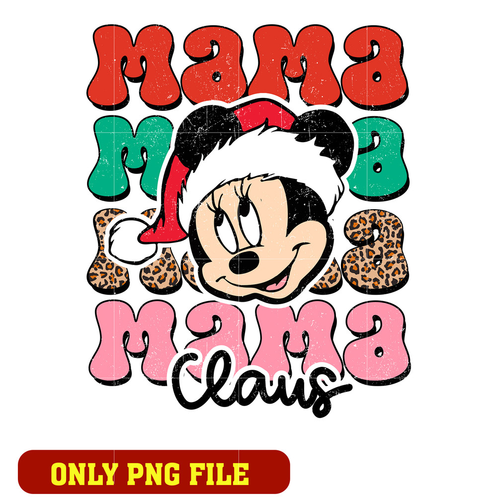 Mickey mouse mama claus png