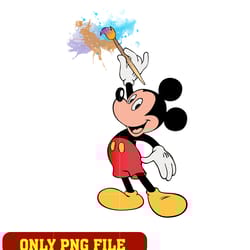 mickey mouse painting png