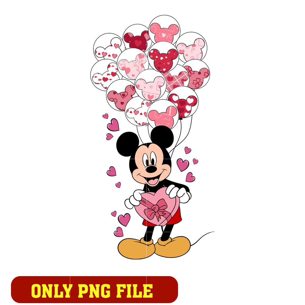 Mickey mouse valentine png