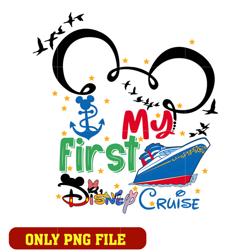 Mickey my first disney cruise png