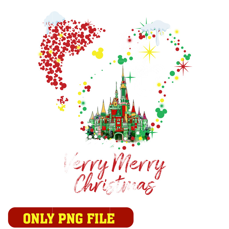 Mickey Very Merry Christmas Png