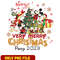 Mickey Very Merry Retro Christmas party 2023 png