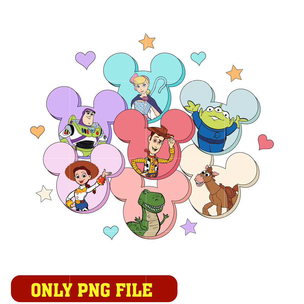 Mickey with family toy story png