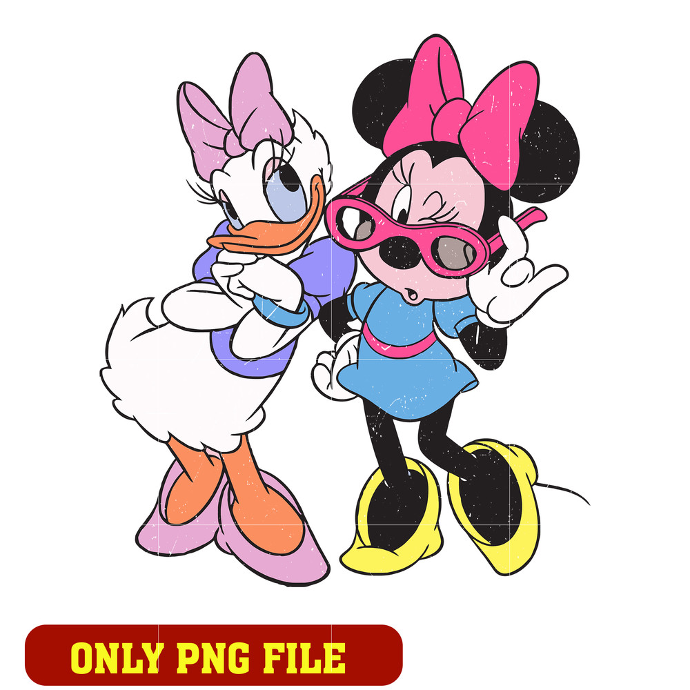 Minnie and Daisy disney girl png