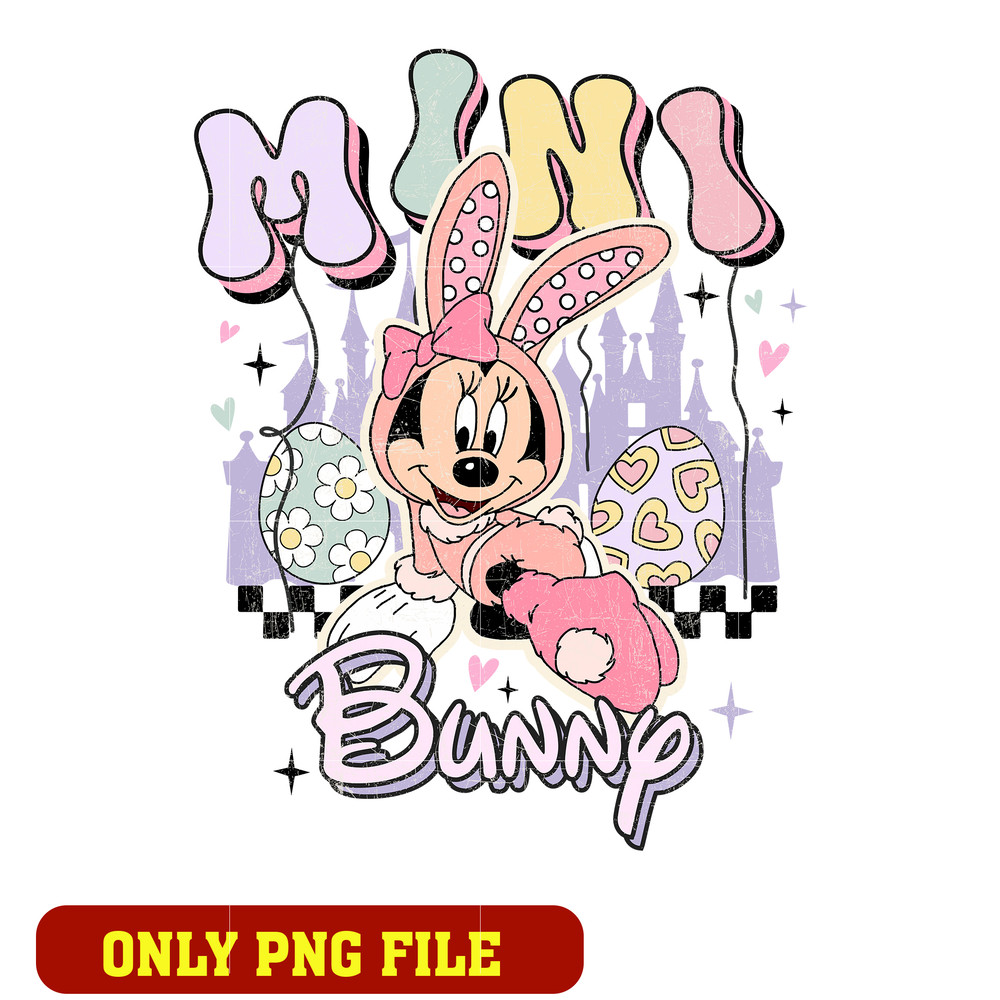 Minnie mini bunny easter png