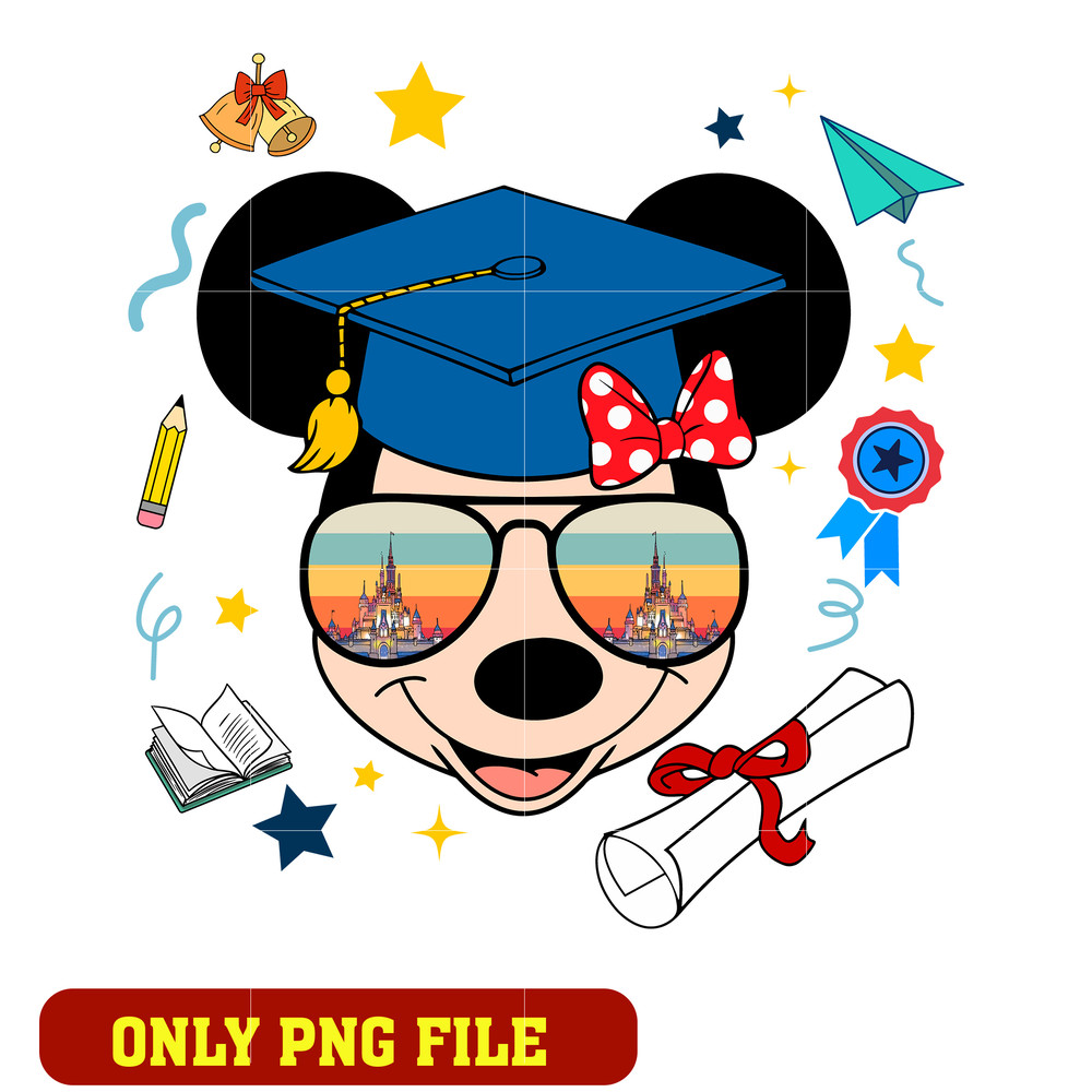 Minnie Mouse Graduation png