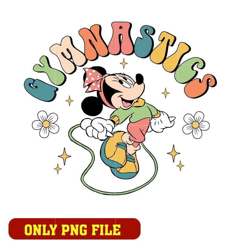 Minnie mouse Gymnastics png