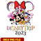 Minnie mouse head disney trip 2023 png