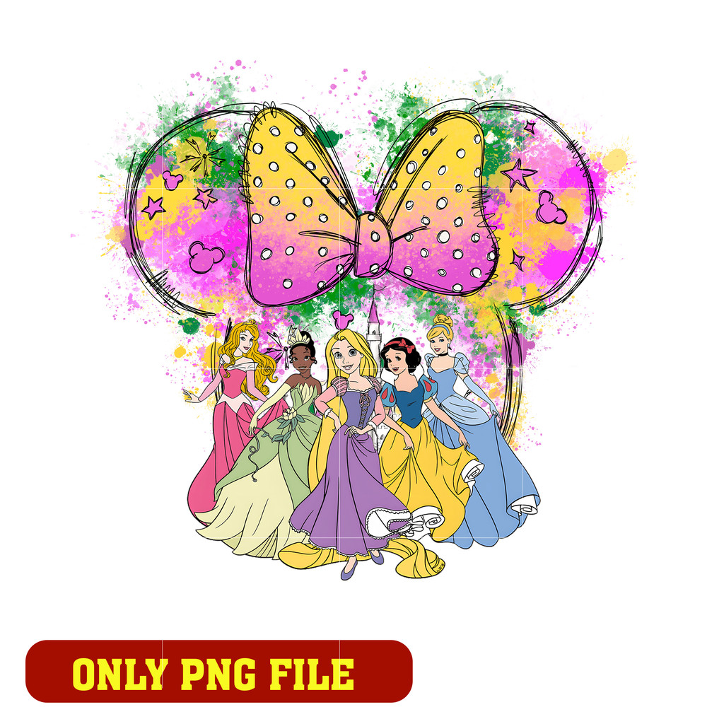 Minnie pink and disney princess png