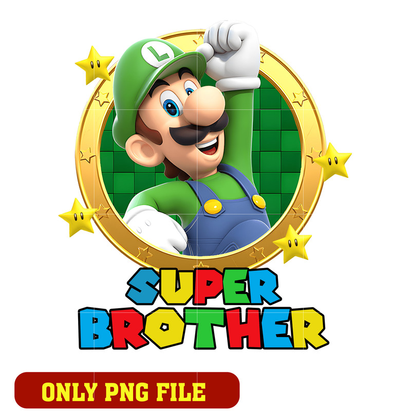 New super Luigi U super brother png