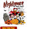 Nightmare On Main Street Mickey Minnie png