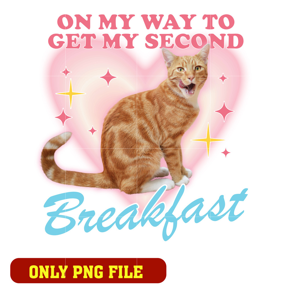 On my way to get my second breakfast logo png