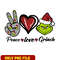 Peace Love Grinch  logo png