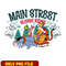 Pooh friends main street Christmas png