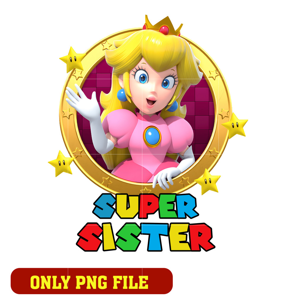 Princess Peach Luigi super sister png