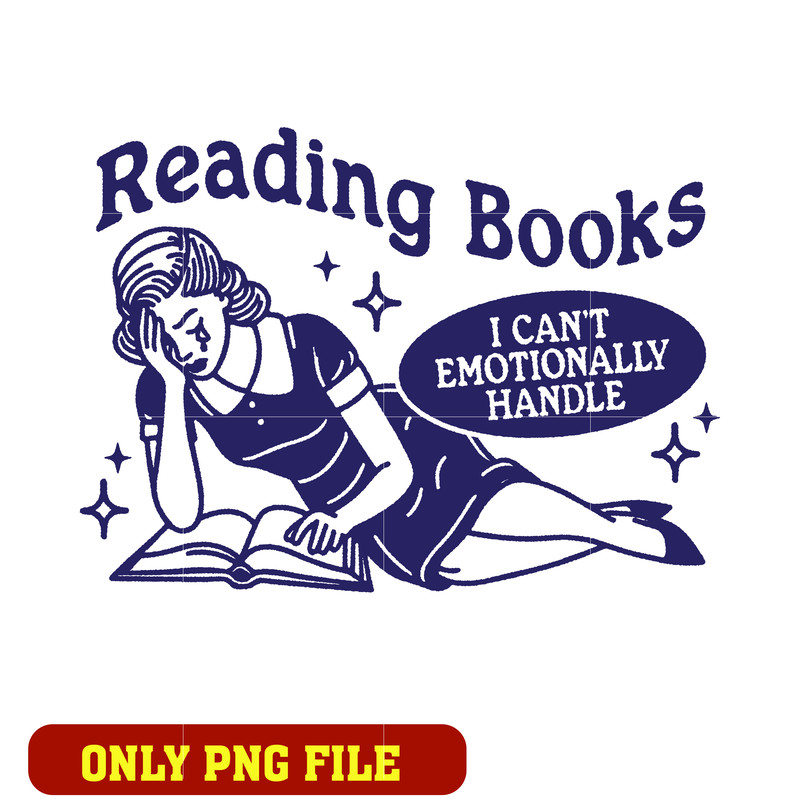 Reading Books I can't emotionally handle png