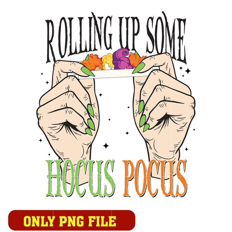 Rolling Up Some Hocus Pocus png
