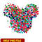 RoomMates Disney Minnie Mouse Confetti Heart png