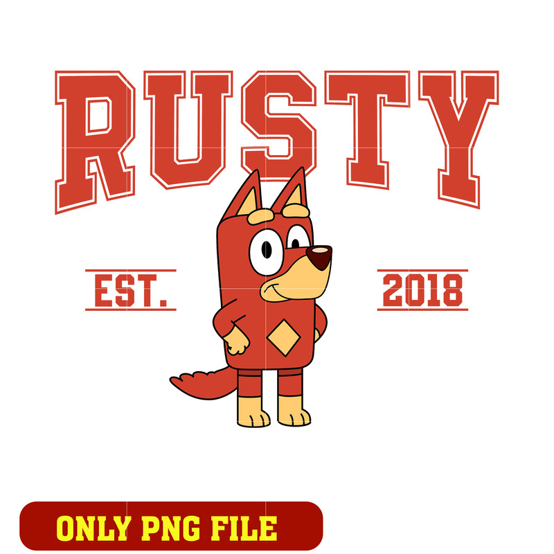 Rusty est 2018 cartoon png