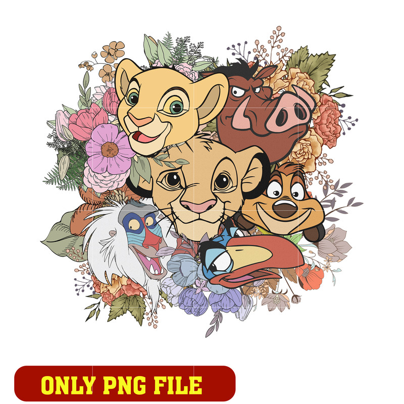 Simba friends lion king png