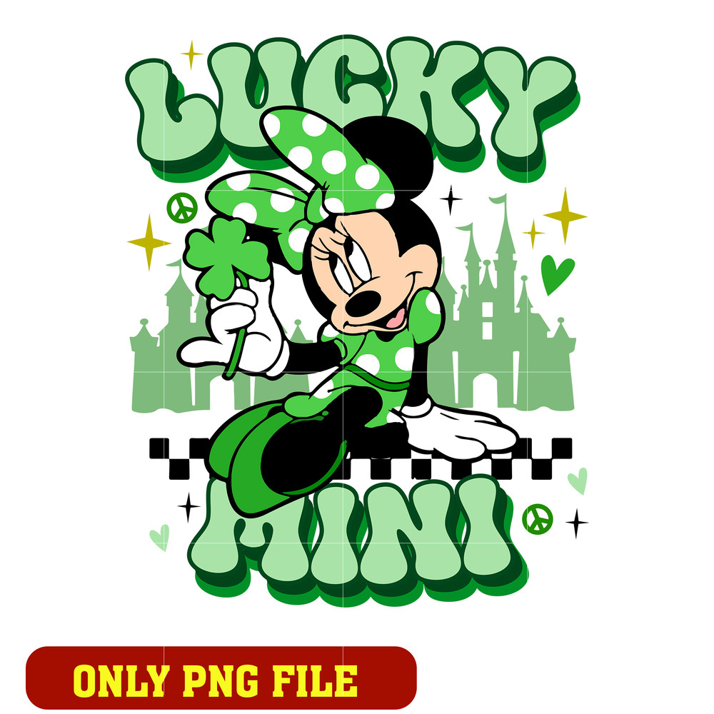 St Patricks Minnie mini png